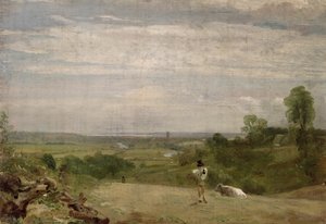 Summer Morning: Dedham from Langham by John Constable
